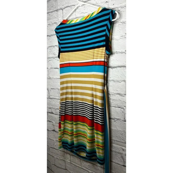Guess Los Angeles Colorful striped Knee Length dress, size 2. - Picture 7 of 10